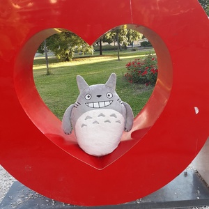 Totoro párna  - otthon & életmód - lakástextil - párna & párnahuzat - Meska.hu