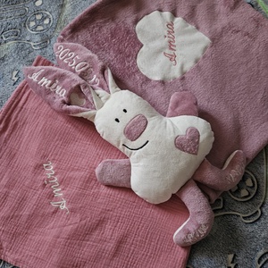 Nyuszi és takaró szett, Játék & Sport, Babalátogató ajándékcsomag, Varrás, MESKA