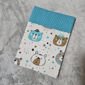 Fiús egészségügyi kiskönyv bor�tó - baba - mama - babaemlékek - egészségügyi kiskönyv borító - Meska.hu