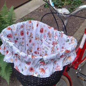 Bicikli kosár huzat - játék & sport - sport és kikapcsolódás - kerékpározás - bicikli kosár huzat - Meska.hu