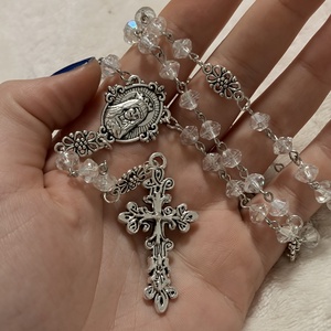 Szűz Mária kézműves rózsafüzér - otthon & életmód - vallás - lánc & füzér - Meska.hu