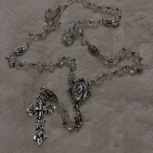 Szűz Mária kézműves rózsafüzér - otthon & életmód - vallás - lánc & füzér - Meska.hu