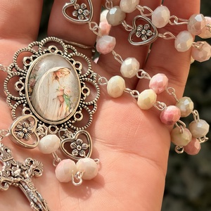 Szűz Mária rózsafüzér - otthon & életmód - vallás - lánc & füzér - Meska.hu