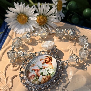 Szent József egytizedes rózsafüzér - otthon & életmód - vallás - lánc & füzér - Meska.hu