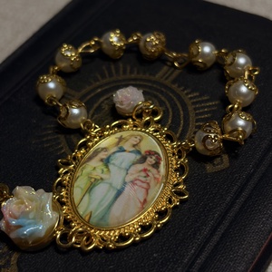 Szent Zsófia egytizedes rózsafüzér, hit-szeretet-remény   - otthon & életmód - vallás - lánc & füzér - Meska.hu