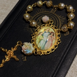 Szent Zsófia egytizedes rózsafüzér, hit-szeretet-remény  , Otthon & Életmód, Vallás, Lánc & Füzér, , MESKA