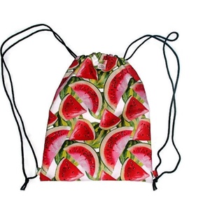 Dinnyés designer vízálló tornazsák, hátizsák - Meska.hu