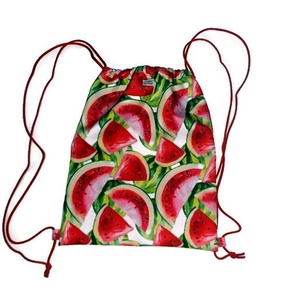 Dinnyés designer vízálló tornazsák, hátizsák -  - Meska.hu