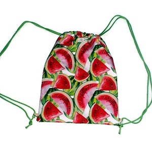 Dinnyés designer vízálló tornazsák, hátizsák -  - Meska.hu