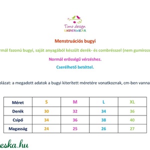 M-es méretű saját grafikás paisley és mandala mintás menstruációs bugyi -  - Meska.hu
