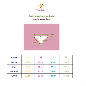Testszínű brazil tisztasági / menstruációs bugyi - ruha & divat - női ruha - fürdőruha & fehérnemű - Meska.hu