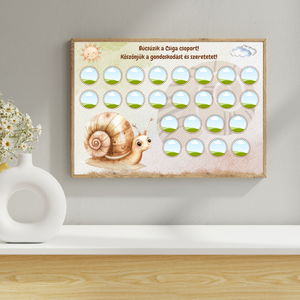 Tabló, ovis-bölcsi-sulis, búcsúzunk falikép ballagásra, napocska, csiga, fantasy - otthon & életmód - dekoráció - kép & falikép - poszter - Meska.hu