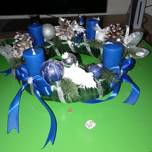 Adventi koszorú  - karácsony - adventi díszek - adventi asztaldísz - Meska.hu