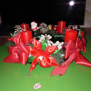 Adventi koszorú , Karácsony, Adventi díszek, Adventi asztaldísz, Mindenmás, MESKA