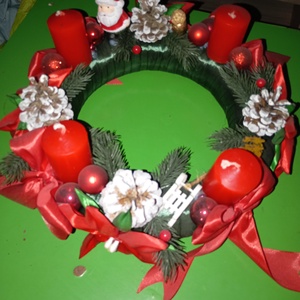 Adventi koszorú  - karácsony - adventi díszek - adventi asztaldísz - Meska.hu