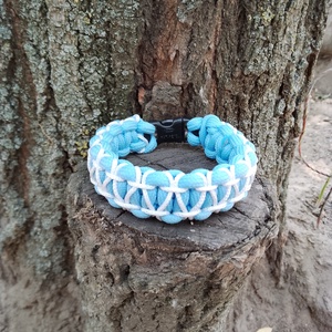 Stitched Cobra Paracord Bracelet, Ékszer, Karkötő, Fonott karkötő, Csomózás, Ékszerkészítés, MESKA