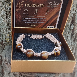 Tigrisszem ásvány karkötő - Meska.hu