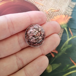 Leopárd jáspis acél gyűrű -  - Meska.hu Leopárd jáspis acél gyűrű -  - Meska.hu