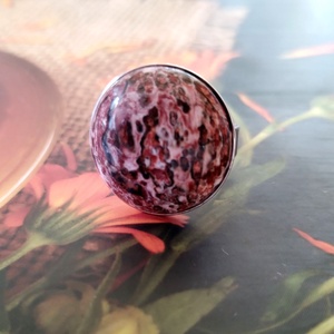 Leopárd jáspis acél gyűrű -  - Meska.hu Leopárd jáspis acél gyűrű -  - Meska.hu