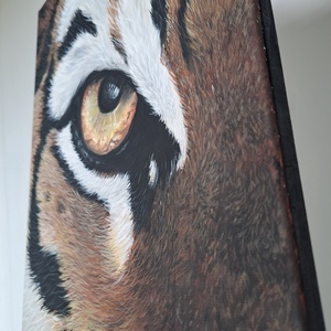 Tigris festmény kép - Meska.hu
