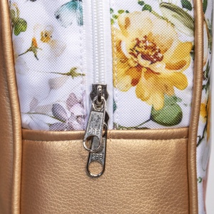 Rose gold madaras, virágos hátizsák - táska & tok - hátizsák - hátizsák - Meska.hu