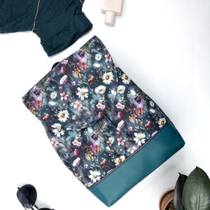 Margarétás hátizsák - Meska.hu