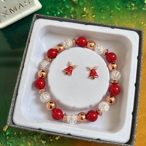 Karácsonyi szett dobozban, Ékszer, Ékszerszett, Ékszerkészítés, MESKA