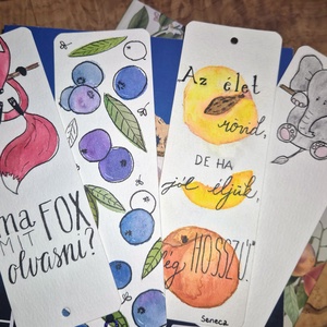 Elefántos könyvjelző - könyv & zene - könyvjelző - Meska.hu