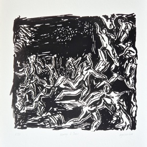 'Hommage á Derain' � Egyedi giclée-nyomat, Művészet, Grafika & Illusztráció, Művészi nyomat, , MESKA