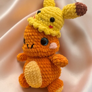 Nova the Flame Keeper � kézzel horgolt sárkány plüss, Játék & Sport, Plüssállat & Játékfigura, Plüss sárkány, Horgolás, MESKA