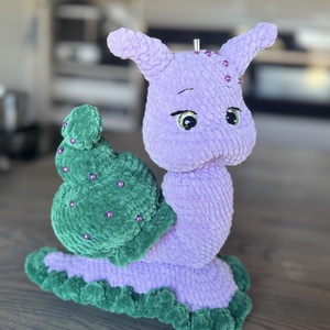 Mila a csiga - játék & sport - plüssállat & játékfigura - csiga - Meska.hu