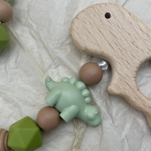 Dínós rágcsalánc - játék & sport - 3 éves kor alattiaknak - rágcsalánc - Meska.hu