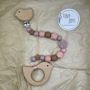 Birdie rágcsalánc, Játék & Sport, 3 éves kor alattiaknak, Rágcsalánc, Gyöngyfűzés, gyöngyhímzés, MESKA