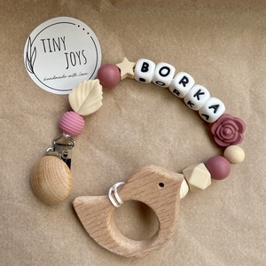 Ébredő tavasz - madárkás rágcsalánc , Játék & Sport, 3 éves kor alattiaknak, Rágcsalánc, Gyöngyfűzés, gyöngyhímzés, MESKA