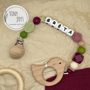 Bogyólugas rágcsalánc  - játék & sport - 3 éves kor alattiaknak - rágcsalánc - Meska.hu