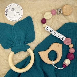 Aranyló homok rágcsalánc  - játék & sport - 3 éves kor alattiaknak - rágcsalánc - Meska.hu