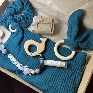 Boldog Anya � Boldog Baba MEDIUM BOX - Hullámok Csendje Kollekció, Játék & Sport, Babalátogató ajándékcsomag, Varrás, Gyöngyfűzés, gyöngyhímzés, MESKA