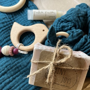 Boldog Anya � Boldog Baba MEDIUM BOX - Aranyló homok kollekció - játék & sport - babalátogató ajándékcsomag - Meska.hu