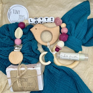 Boldog Anya � Boldog Baba MEDIUM BOX - Aranyló homok kollekció - játék & sport - babalátogató ajándékcsomag - Meska.hu