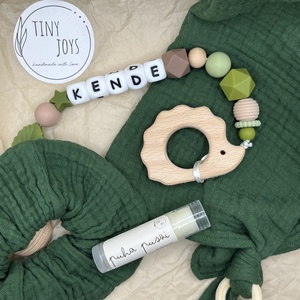 Boldog Anya � Boldog Baba Basic BOX - Erdők zöldje kollekció - játék & sport - babalátogató ajándékcsomag - Meska.hu