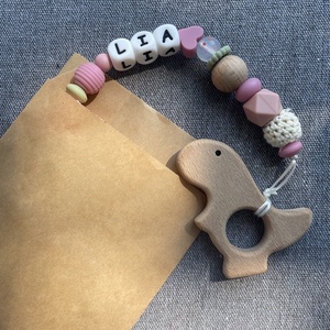 Egyedi rágcsalánc - baba - mama - baba játékok - rágóka - Meska.hu