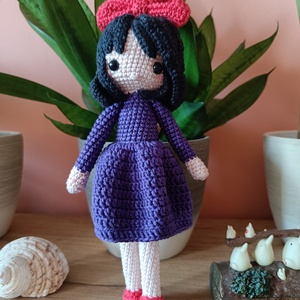 Amigurumi japán mesefigura - Kiki, Játék & Sport, Plüssállat & Játékfigura, Plüss mesefigurák, Horgolás, Baba-és bábkészítés, MESKA