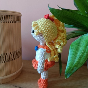 Amigurumi japán animefigura - SailorVenus - játék & sport - plüssállat & játékfigura - plüss mesefigurák - Meska.hu