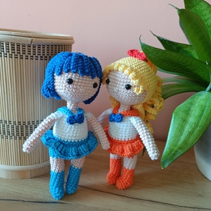 Amigurumi japán animefigura - SailorVenus - játék & sport - plüssállat & játékfigura - plüss mesefigurák - Meska.hu