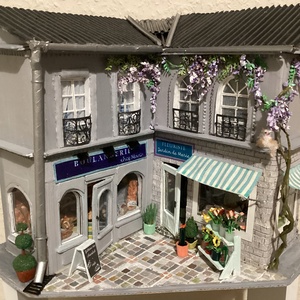 Miniatűr utcasarok - polcbetét - Meska.hu