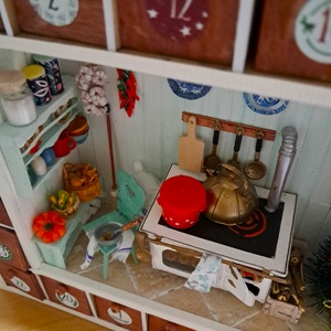 Adventi naptár világítással , Karácsony, Adventi díszek, Adventi naptár, Papírművészet, MESKA