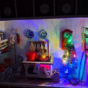 Adventi naptár világítással  - karácsony - adventi díszek - adventi naptár - Meska.hu