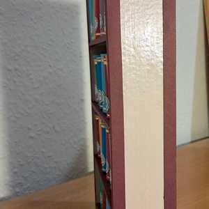 Könyvespolcos adventi naptár - karácsony - adventi díszek - adventi naptár - Meska.hu