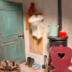 Téli szoba - polcdísz - otthon & életmód - dekoráció - dísztárgy - Meska.hu