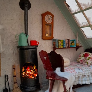 Téli szoba - polcdísz - otthon & életmód - dekoráció - dísztárgy - Meska.hu